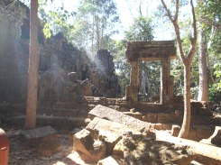 22. Ta Nei – a temple hidden in the jungle that we had to walk to. Our tuk-tuk driver tried to convince us not to go, but I’m glad we did. It was practically empty and the least restored temple we saw.